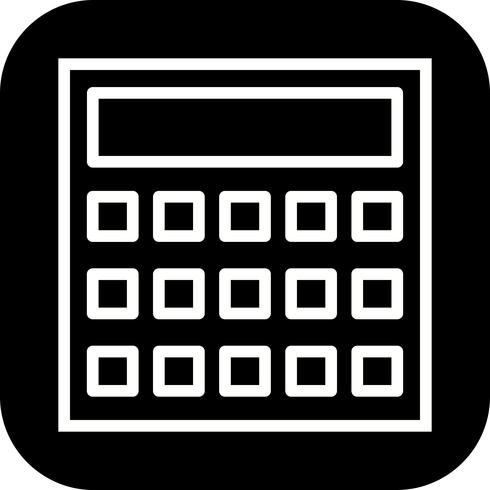 Icône de calcul de vecteur