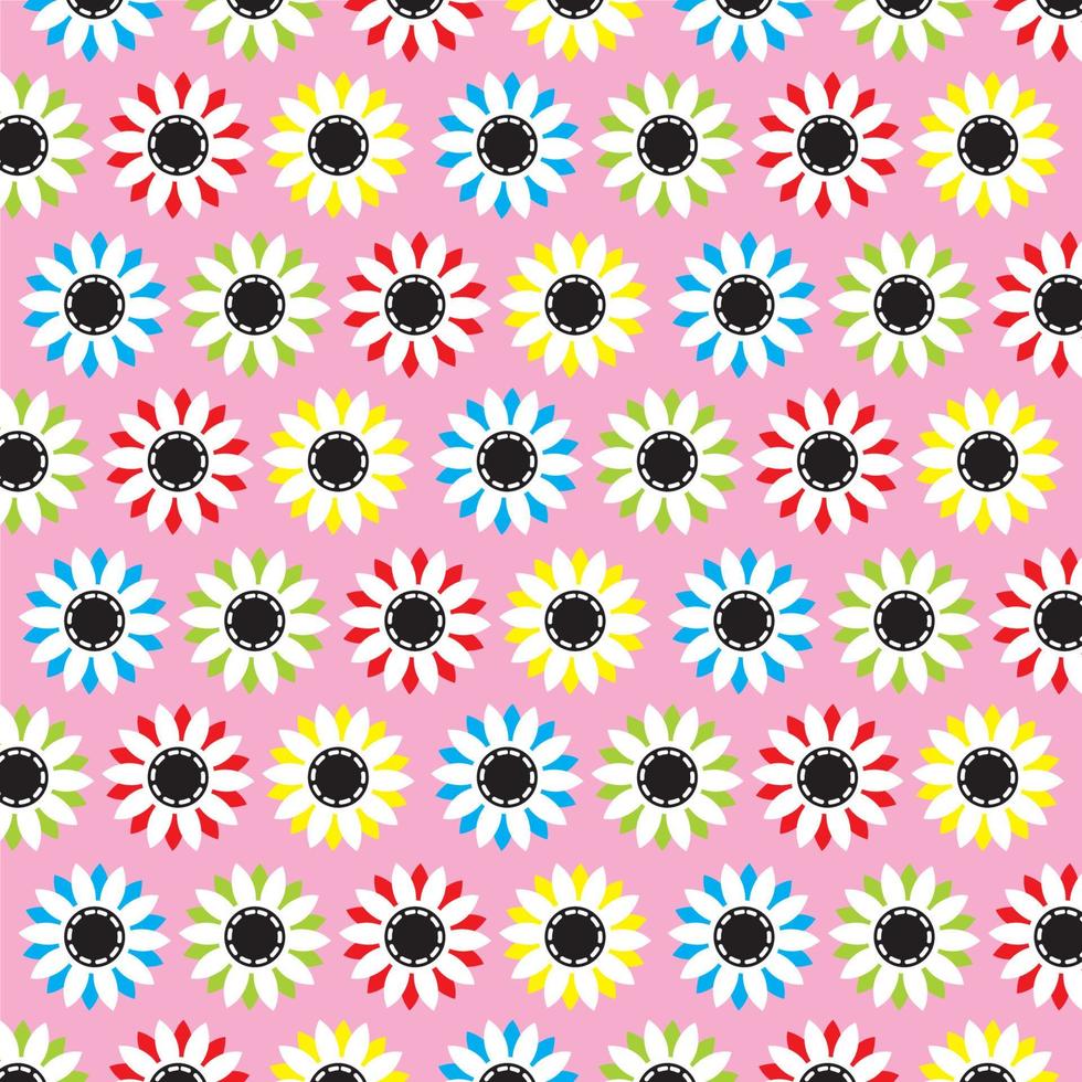 fleur motif fond papier peint illustration vectorielle modifiable vecteur