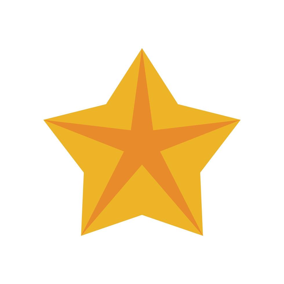 icône étoile décorative joyeux noël vecteur