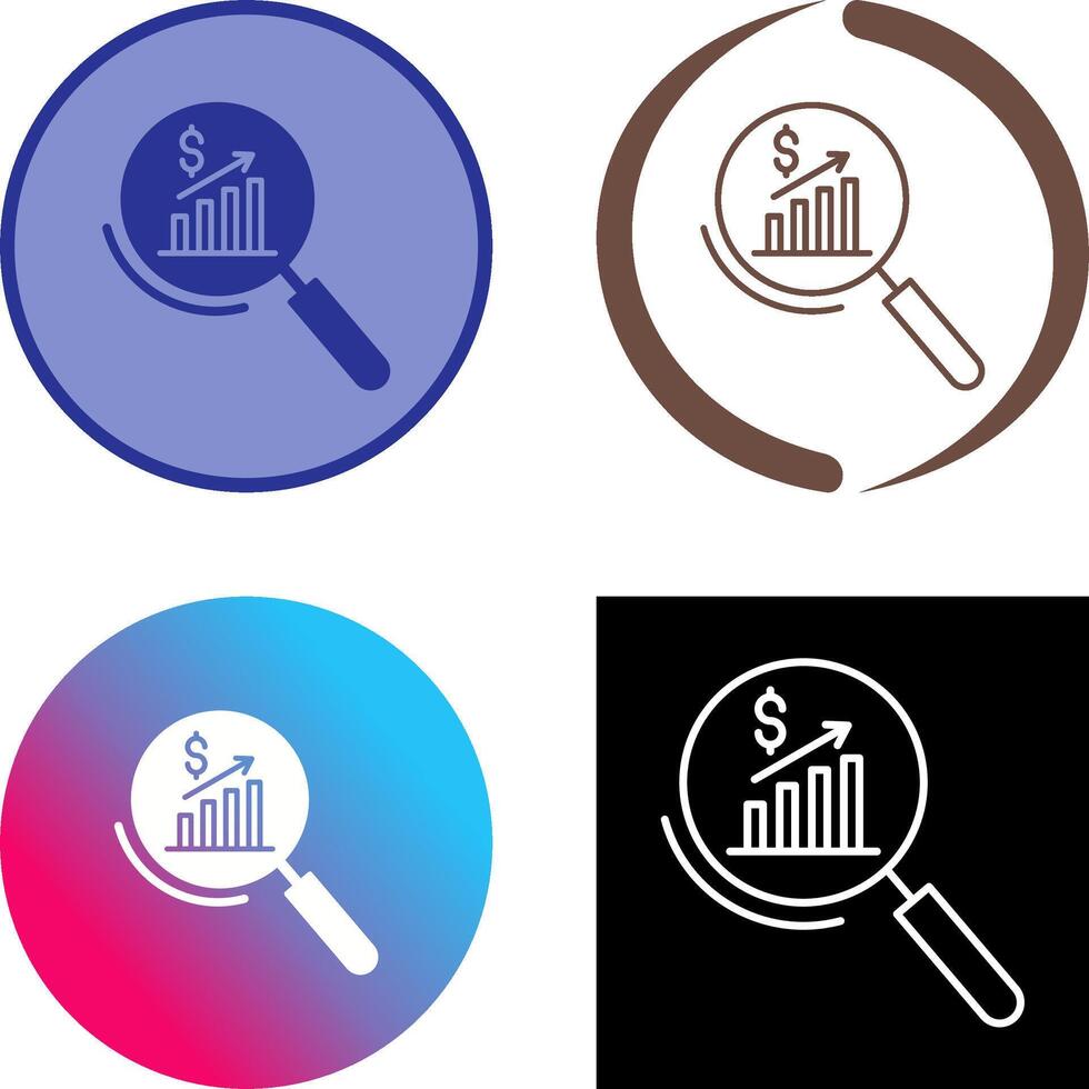 conception d'icône de statistiques vecteur