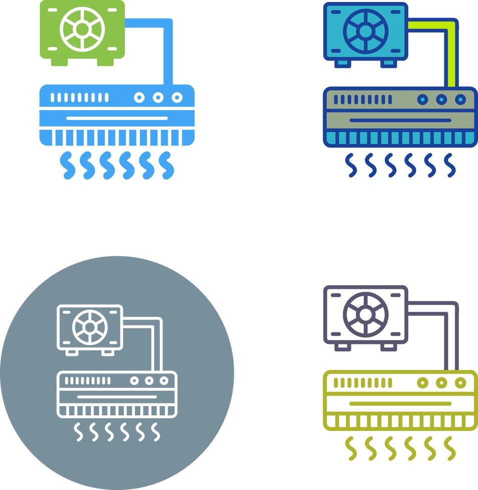 conception d'icône de climatiseur vecteur