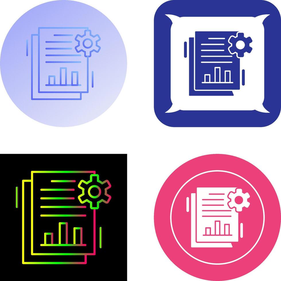 seo rapport icône conception vecteur