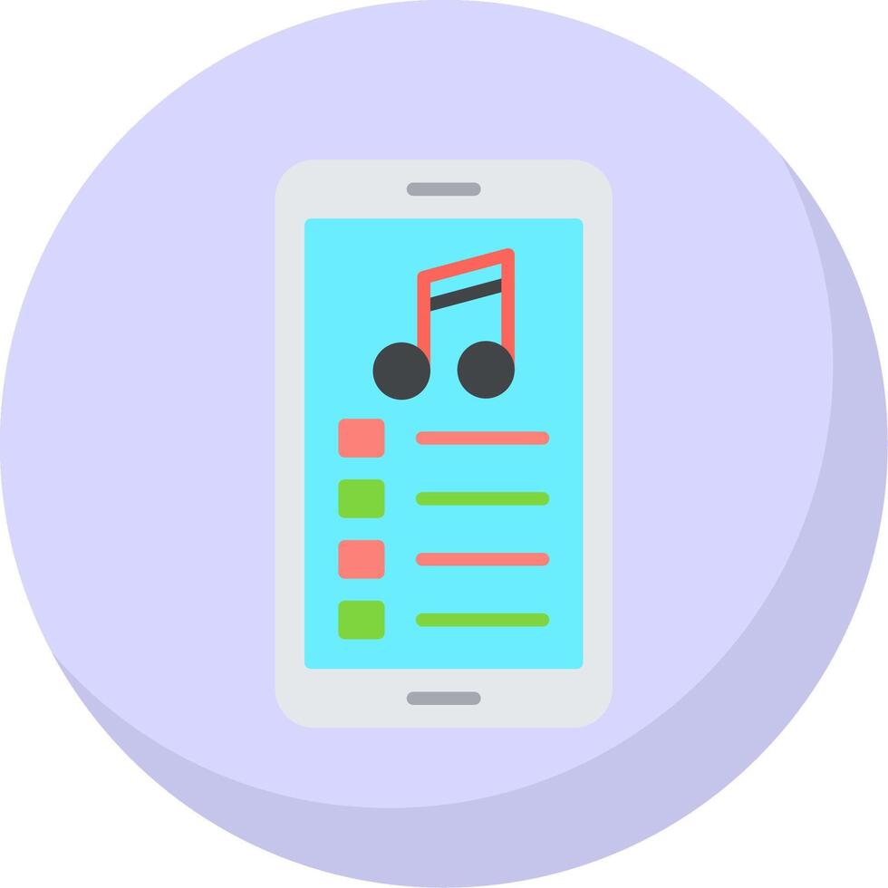mobile app plat bulle icône vecteur