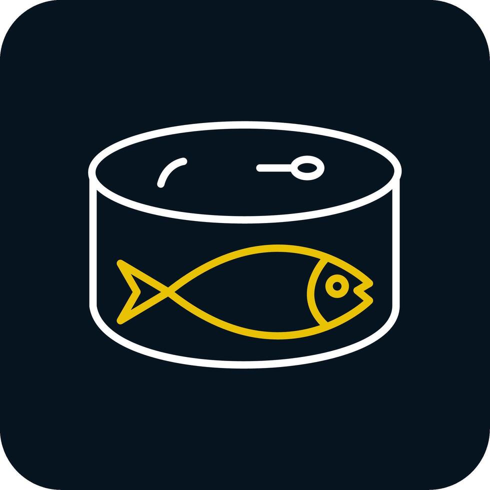 sardines ligne rouge cercle icône vecteur