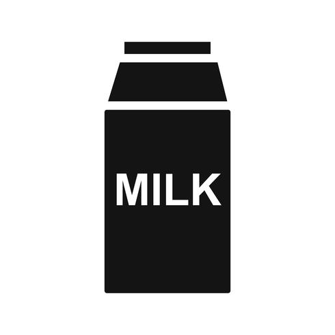 Icône de lait vecteur