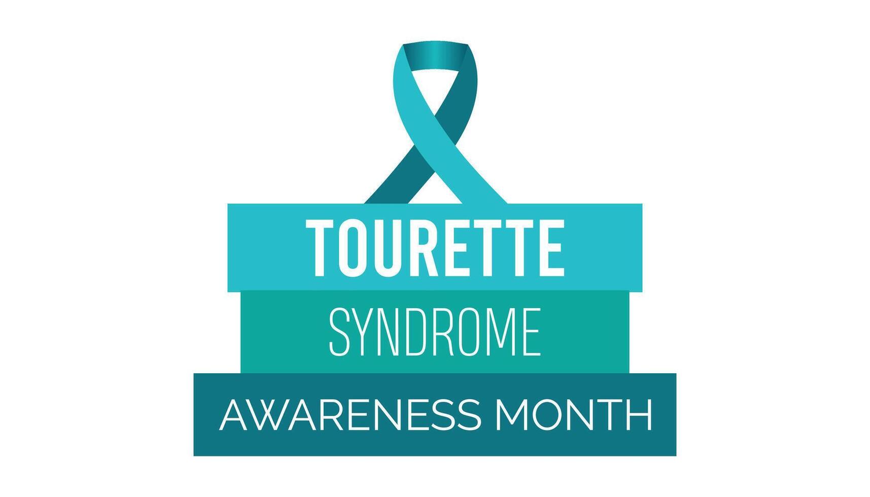 tourettes conscience mois observé chaque année dans peut. modèle pour arrière-plan, bannière, carte, affiche avec texte une inscription. vecteur