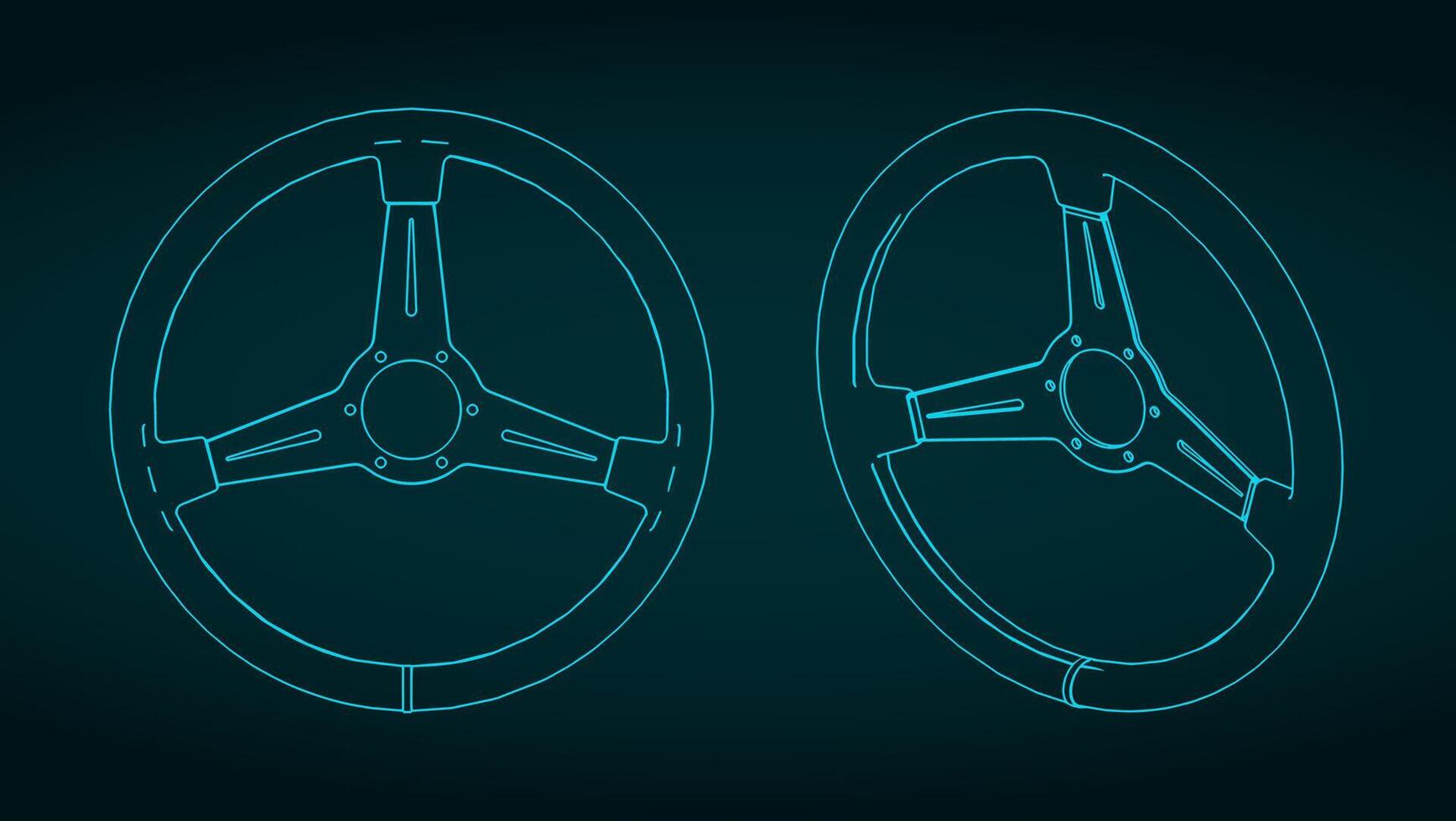 des sports voiture pilotage roue dessin vecteur