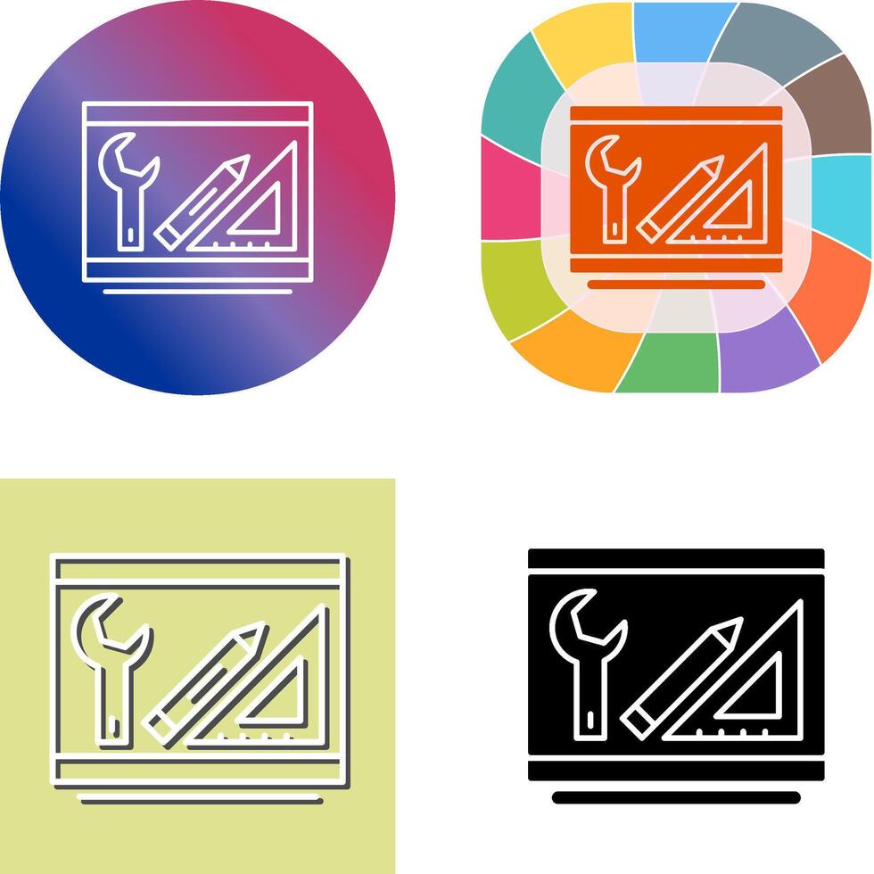 conception d'icône d'outils vecteur