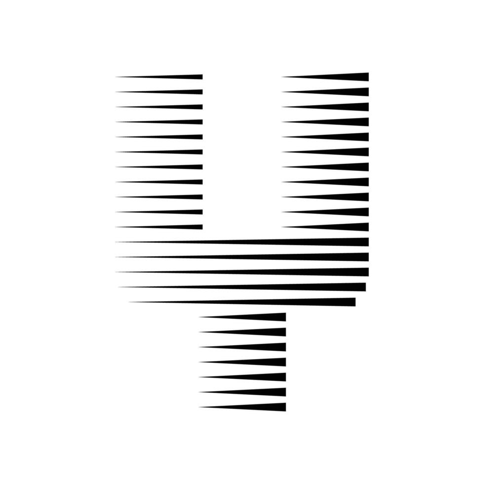 y lettre lignes logo icône illustration vecteur