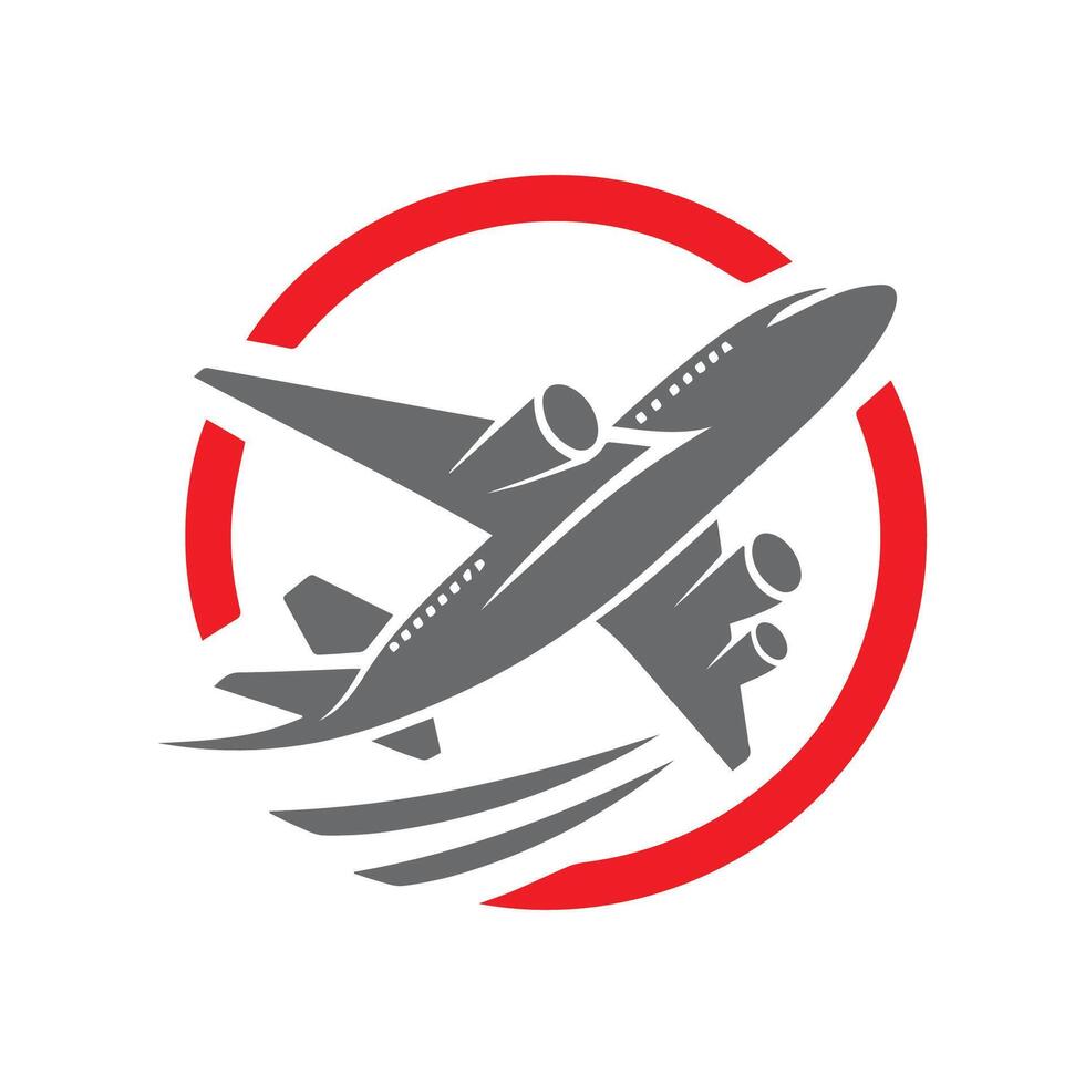 avion logo modèle, avion logo éléments, avion logo icône vecteur