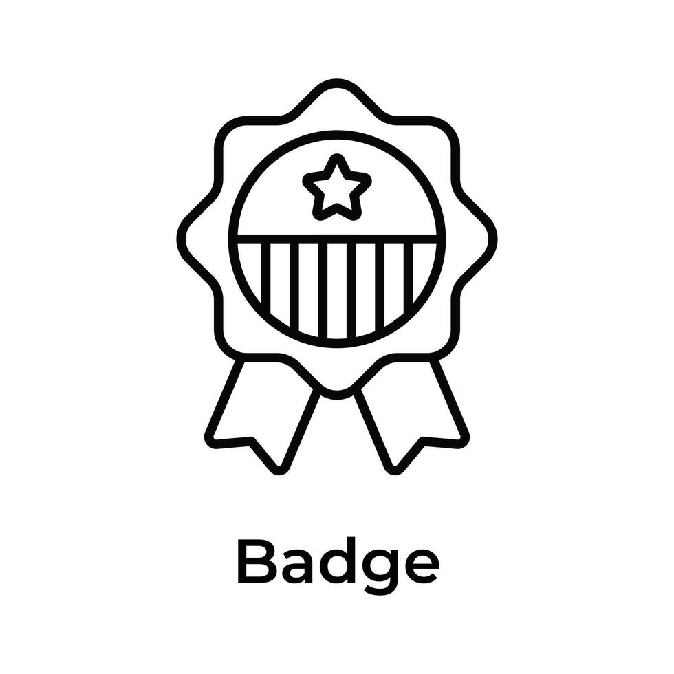 avoir votre mains sur cette magnifique icône de badge, patriote badge conception vecteur