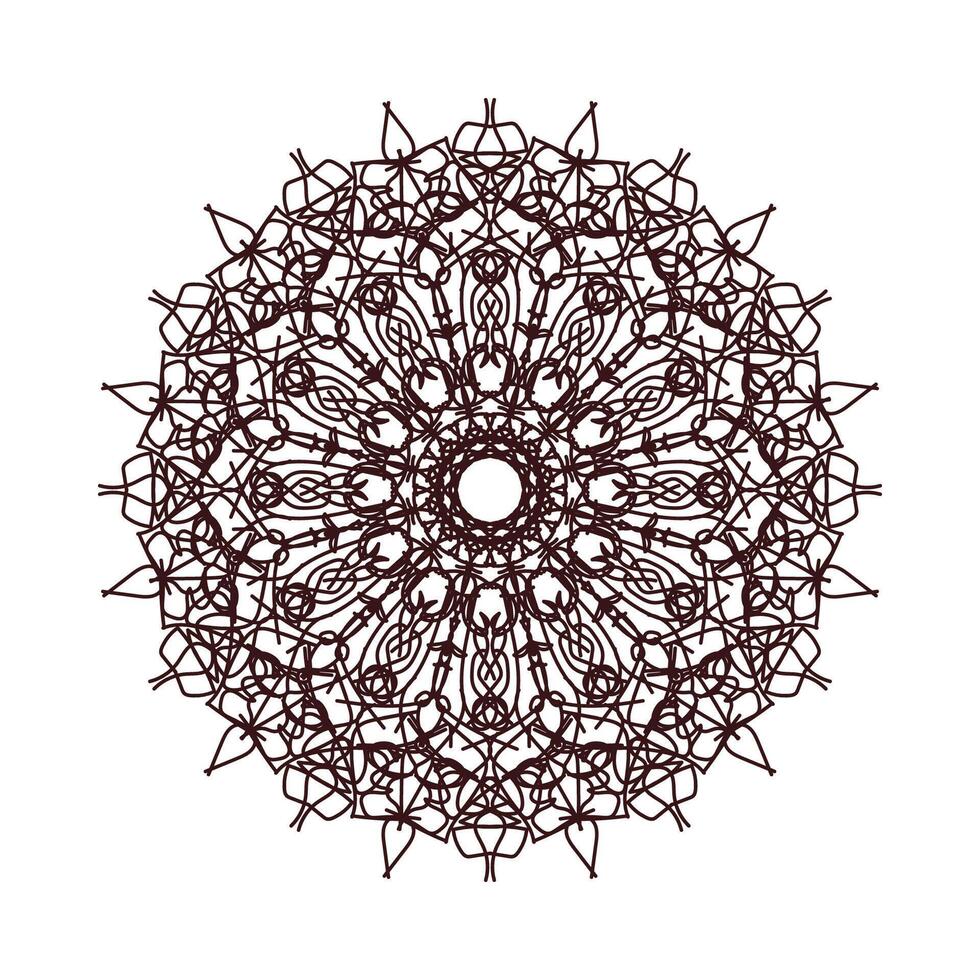 illustration de mandala abstrait concept décoratif. eps 10 vecteur