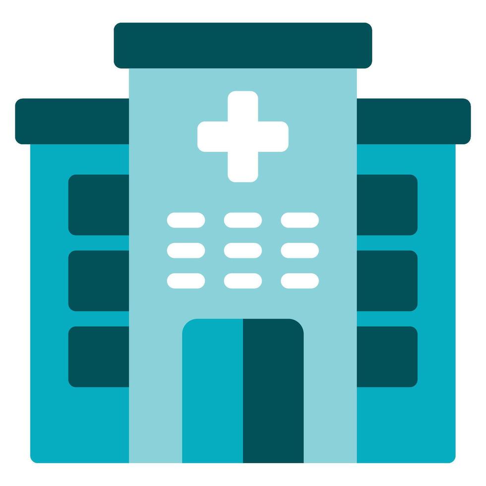 hôpital icône pour la toile, application, infographie, etc vecteur