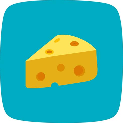 Icône de fromage de vecteur