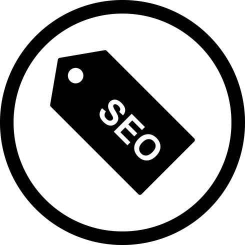 Icône de vecteur SEO Tag