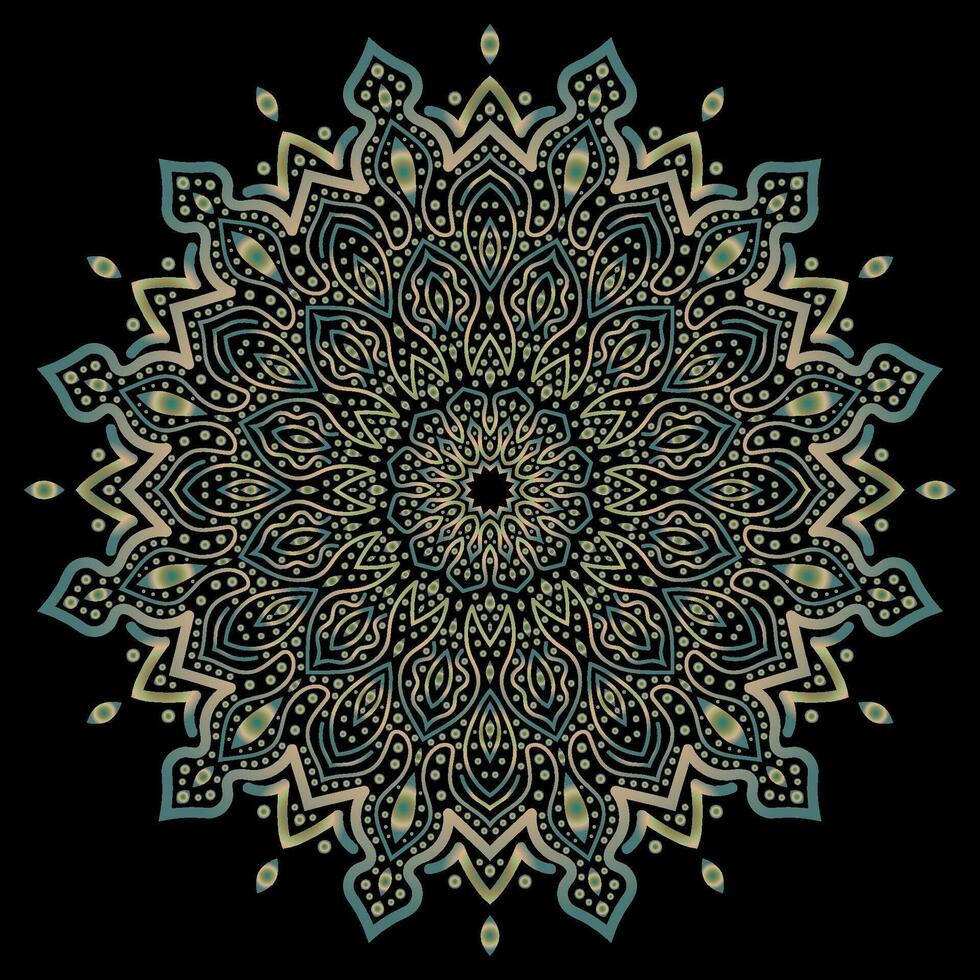 mandala art pour modèle Contexte vecteur