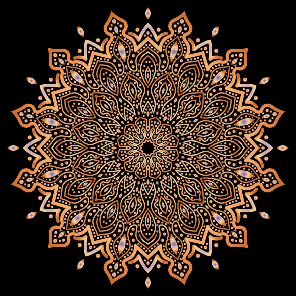 mandala art pour modèle Contexte vecteur