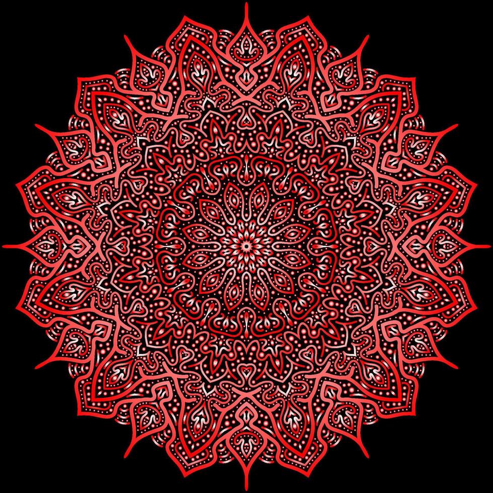 mandala art pour modèle Contexte vecteur