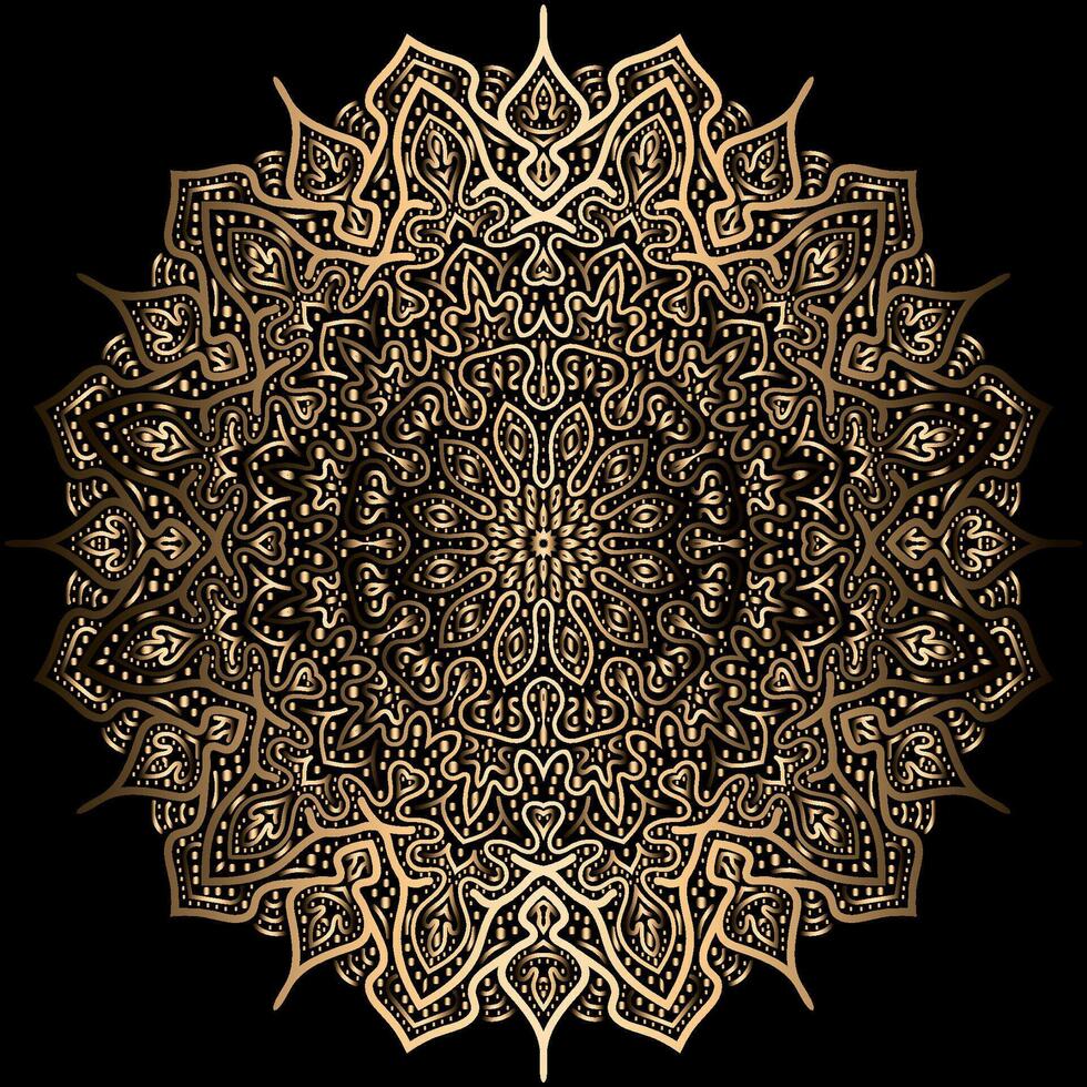 mandala art pour modèle Contexte vecteur