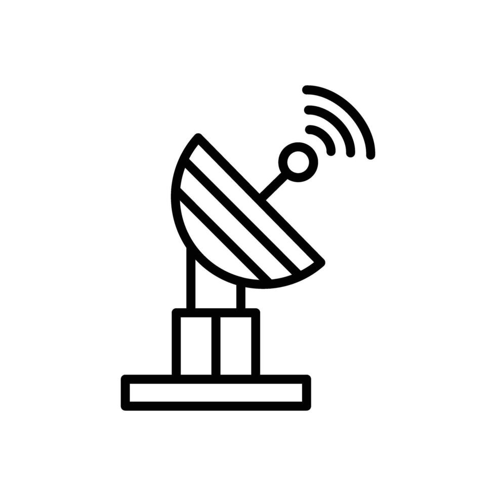antenne ligne icône conception vecteur