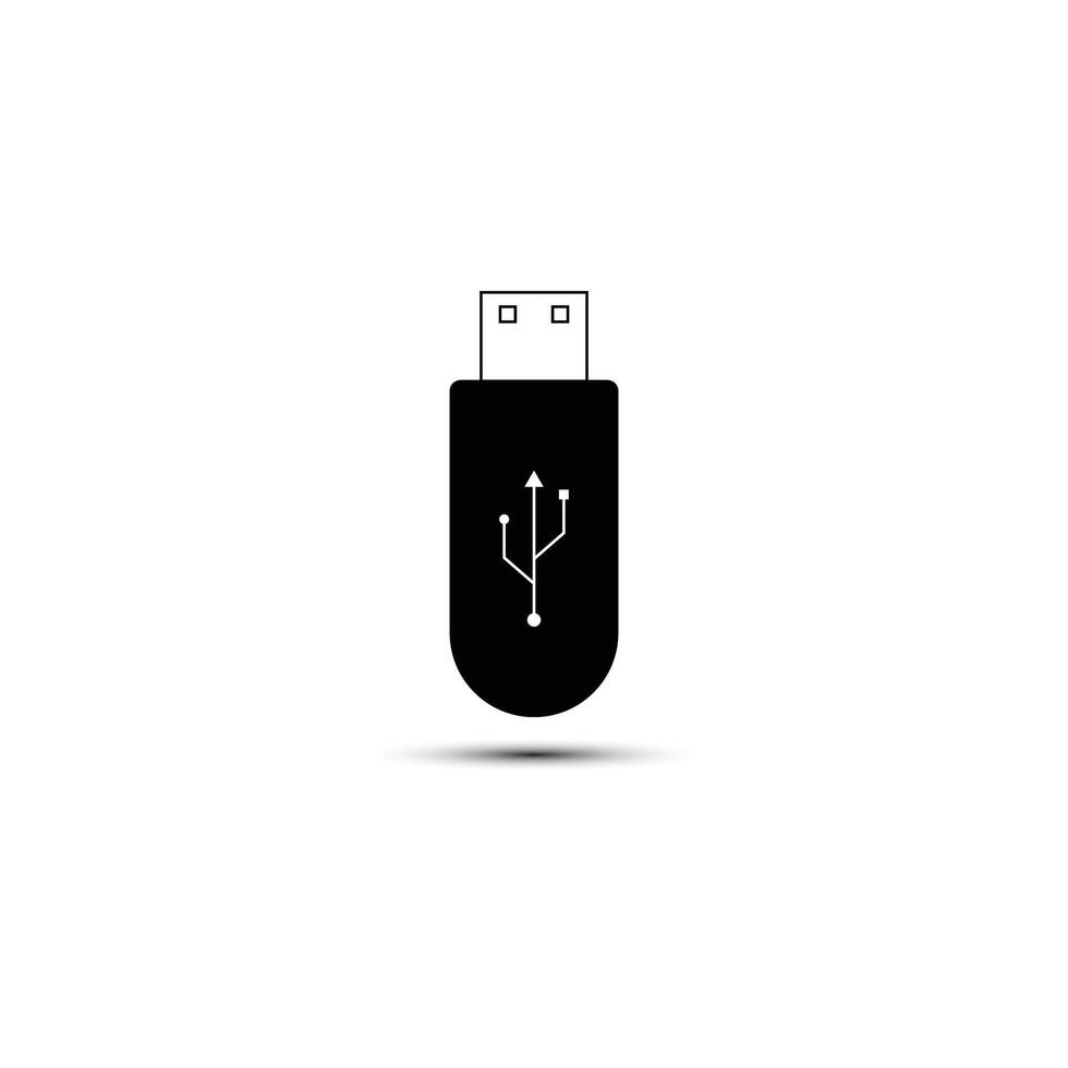 USB icône, disque flash illustration vecteur