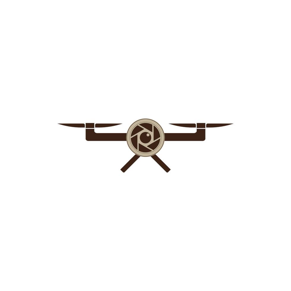illustration vectorielle de drone caméra vecteur