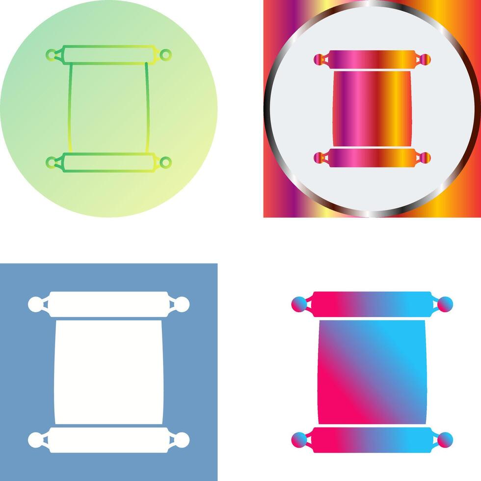 faire défiler de papier icône conception vecteur