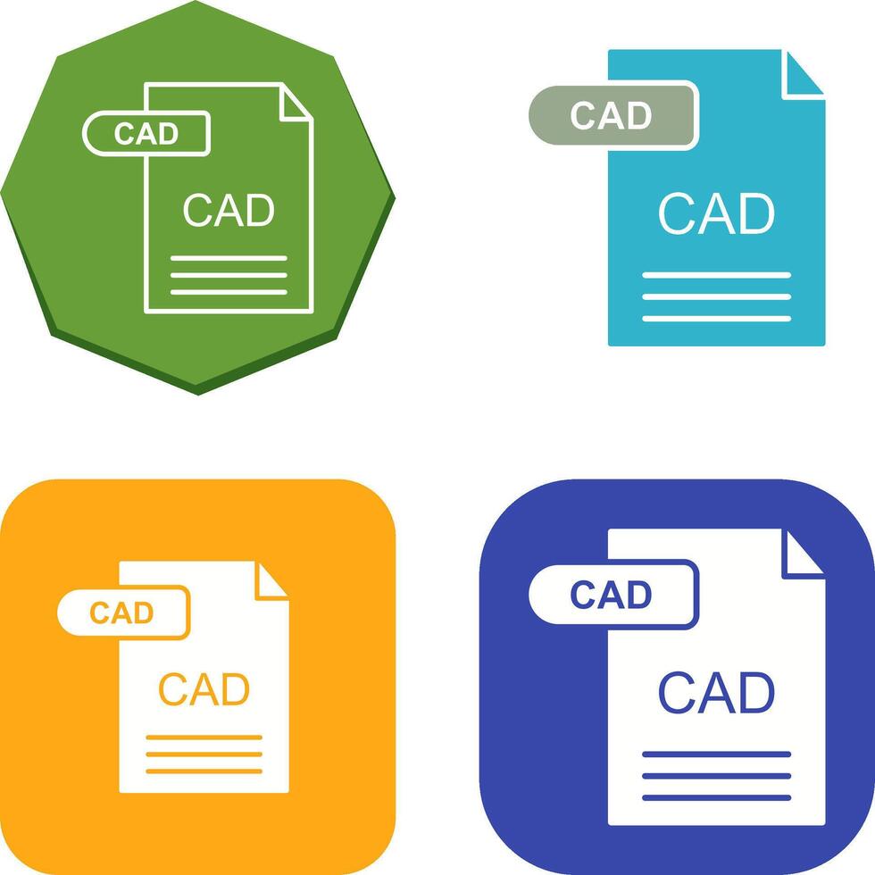 cad icône conception vecteur