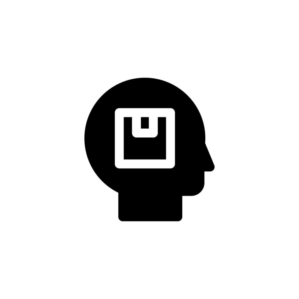 image de marque icône design illustration vectorielle avec symbole consommateur, produits, personnes, fidélité pour les entreprises de publicité vecteur