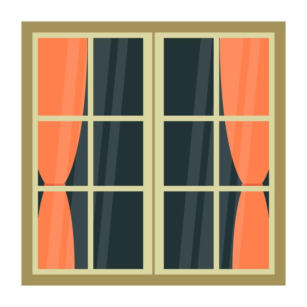 concepts de fenêtre en verre vecteur