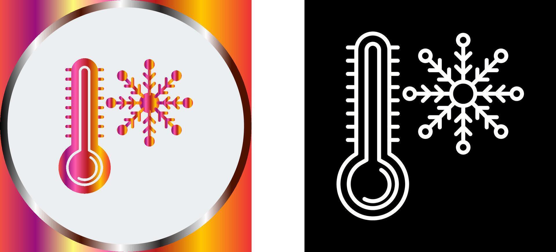 conception d'icône froide vecteur