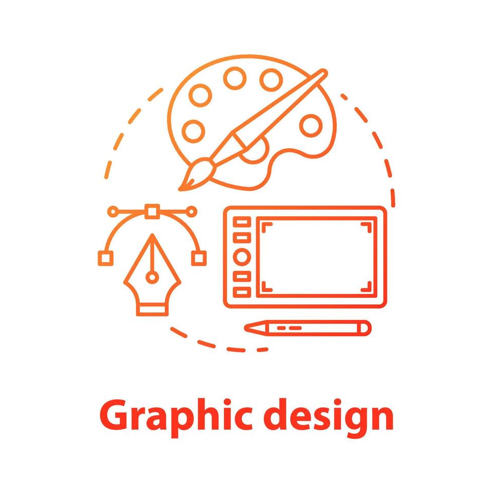 icône de concept de design graphique. illustration de ligne mince d'idée de développement d'interface numérique d'application d'appareil mobile. contenu visuel créatif. gestion des applications. dessin de contour isolé de vecteur