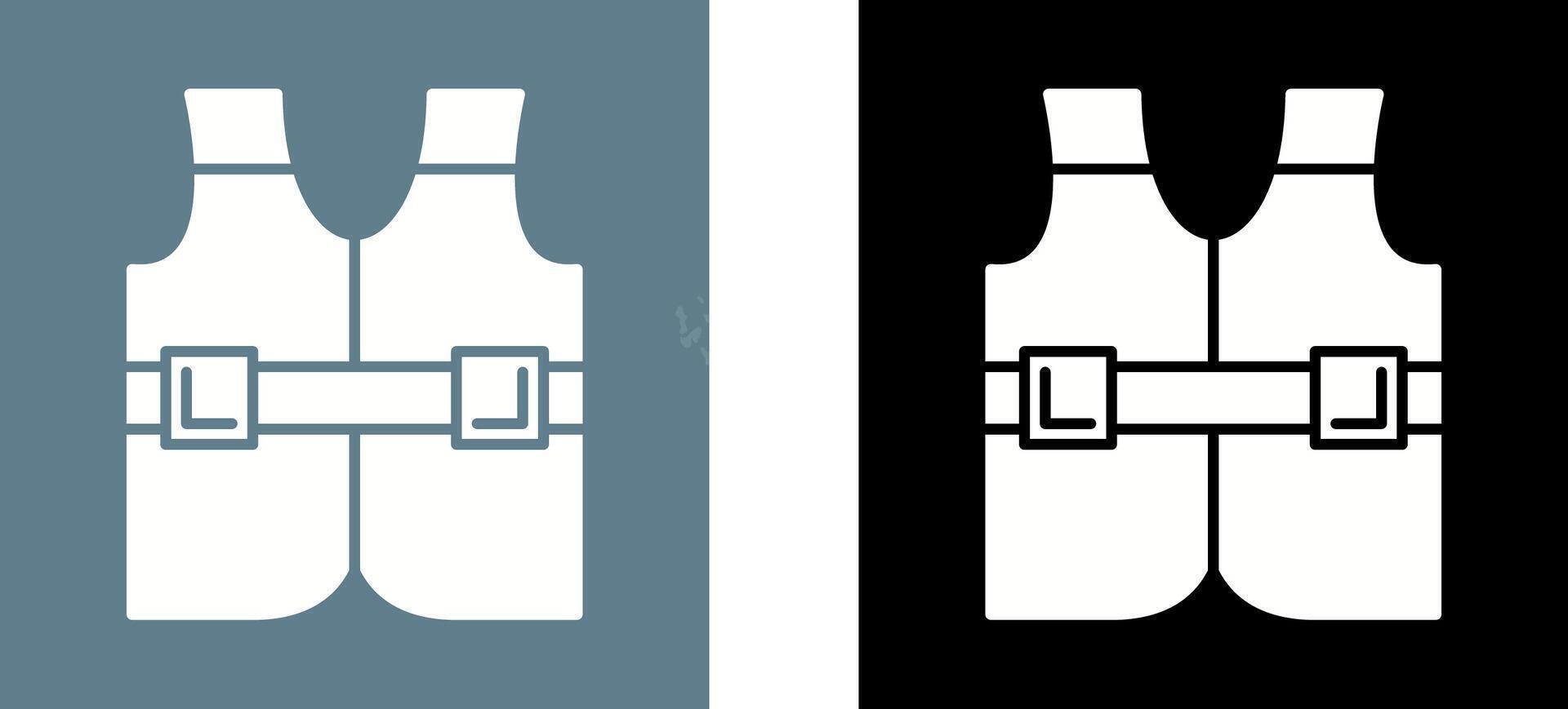 conception d'icône de gilet de sauvetage vecteur