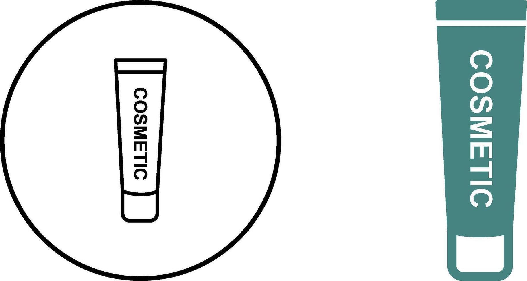 conception d'icône crème vecteur