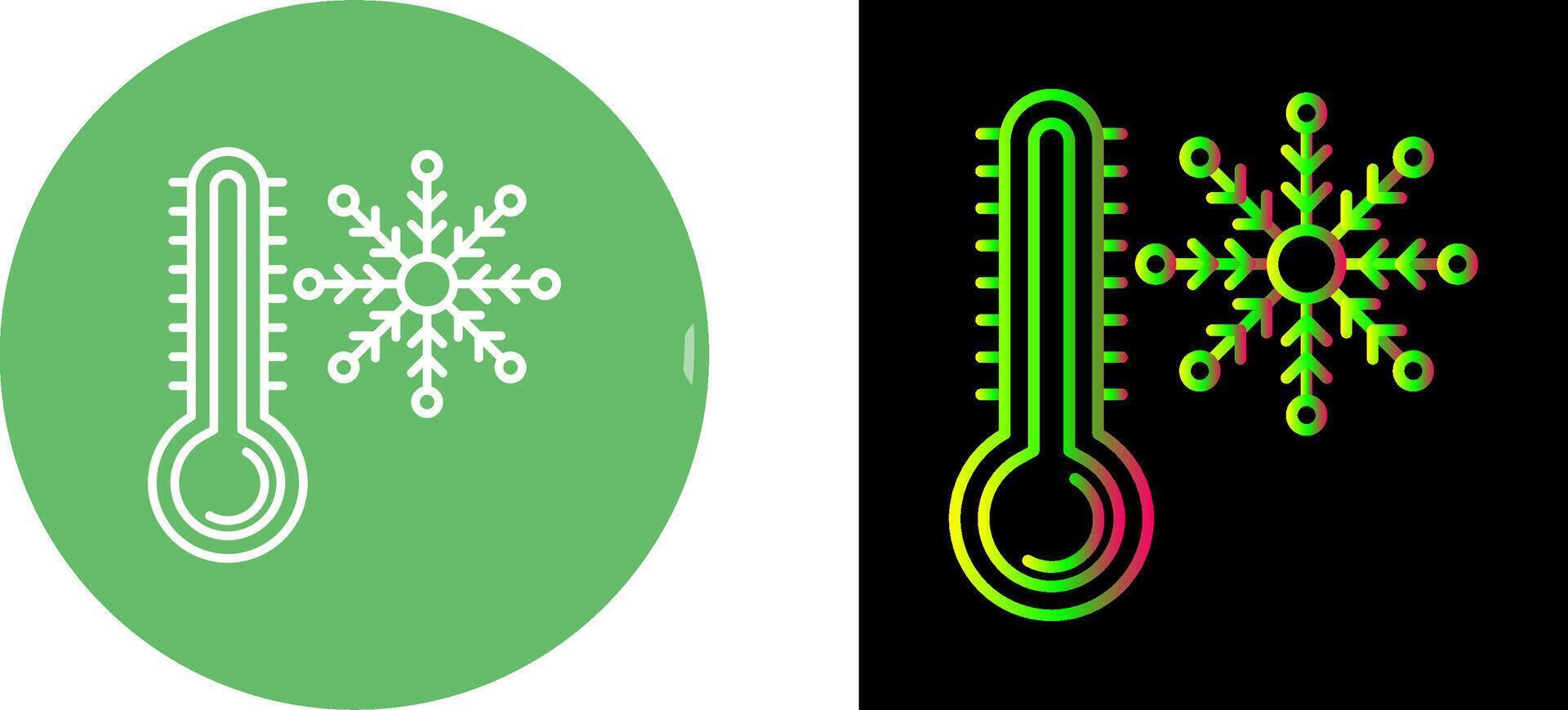 conception d'icône froide vecteur