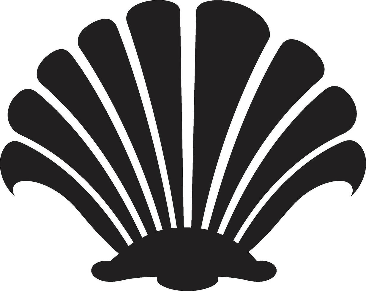 côtier collection illuminé logo conception coquillage splendeur dévoilé iconique logo emblème vecteur