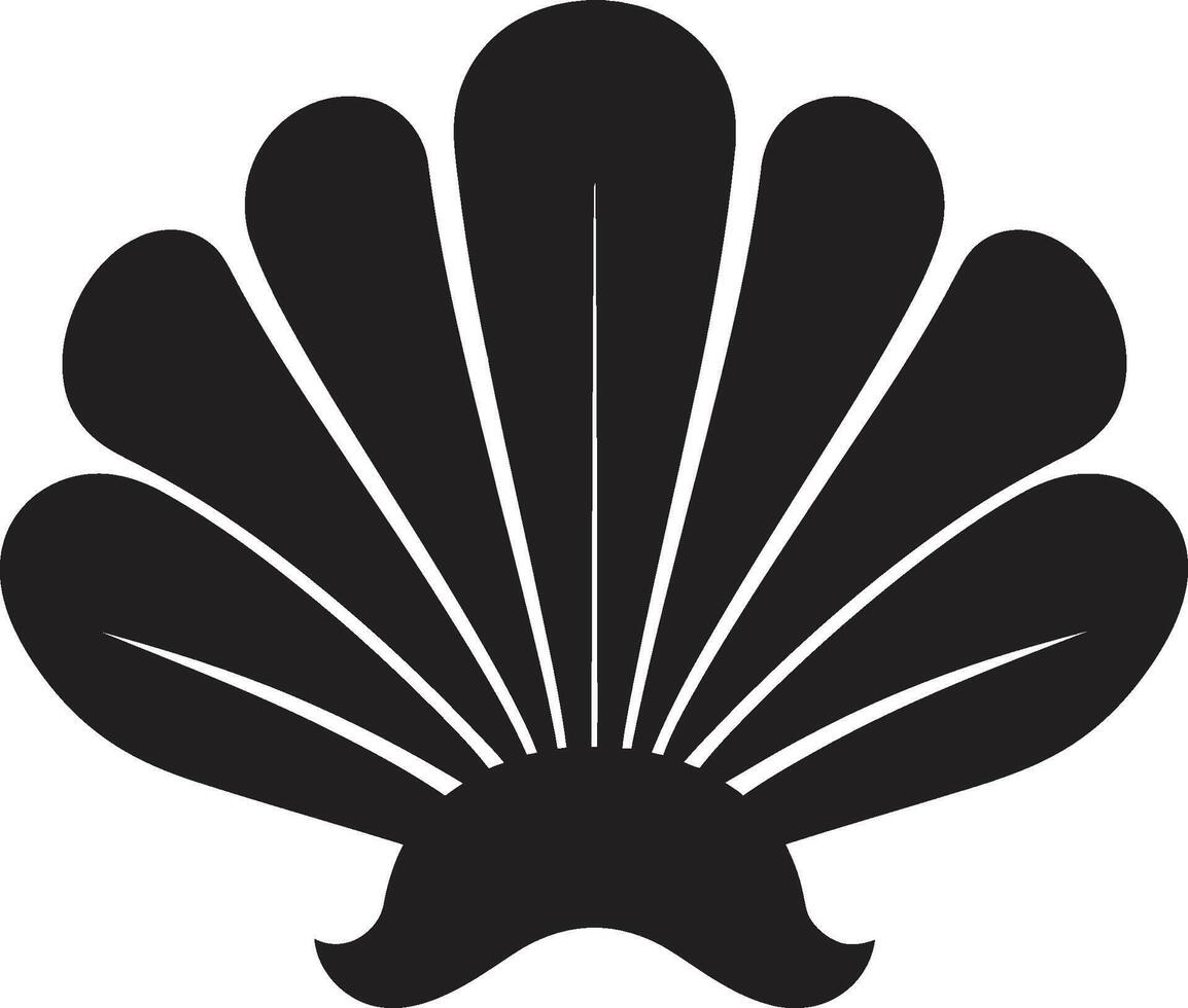 océan trésors dévoilé logo conception fruits de mer vitrine déployé iconique emblème icône vecteur
