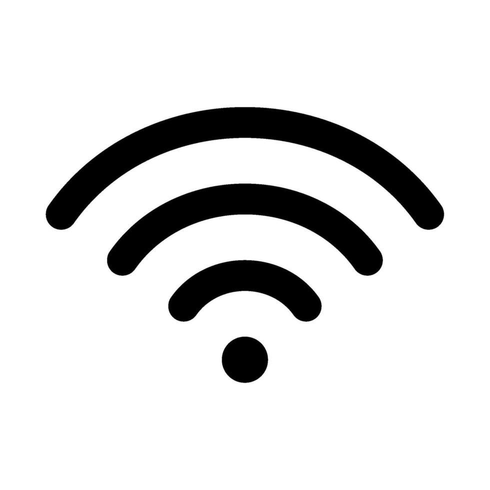 Wifi icône pour uiux, la toile, application, infographie, etc vecteur