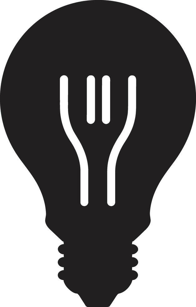noir ampoule illuminé innovation élégant luminescence noir ampoule concept vecteur