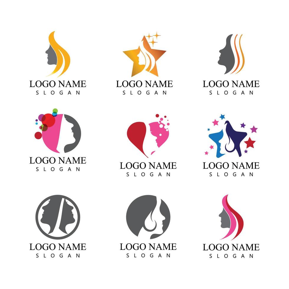 vecteur de modèle d'affaires de symbole de logo humain