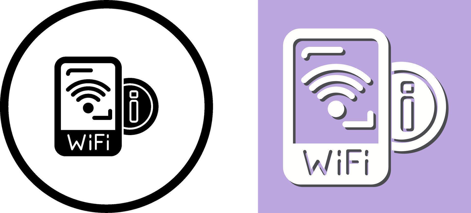 Wifi signal icône conception vecteur
