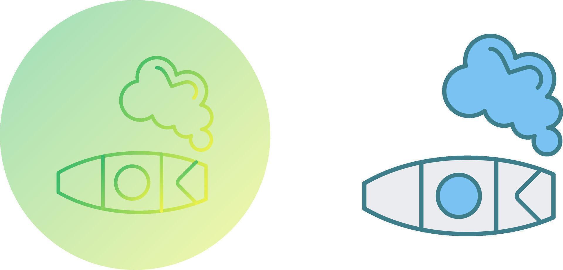 conception d'icône de cigare vecteur