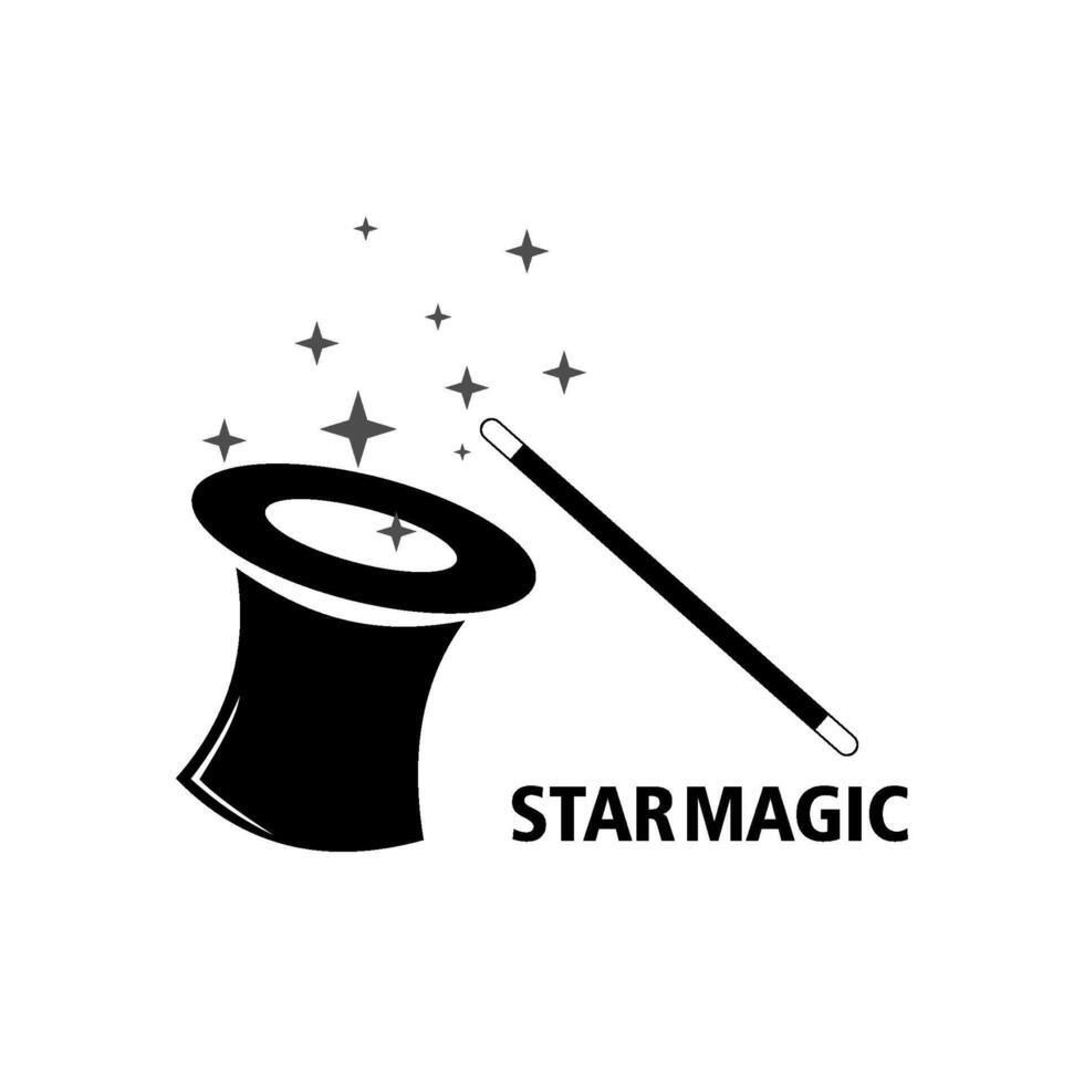 la magie logo modèle illustration conception vecteur