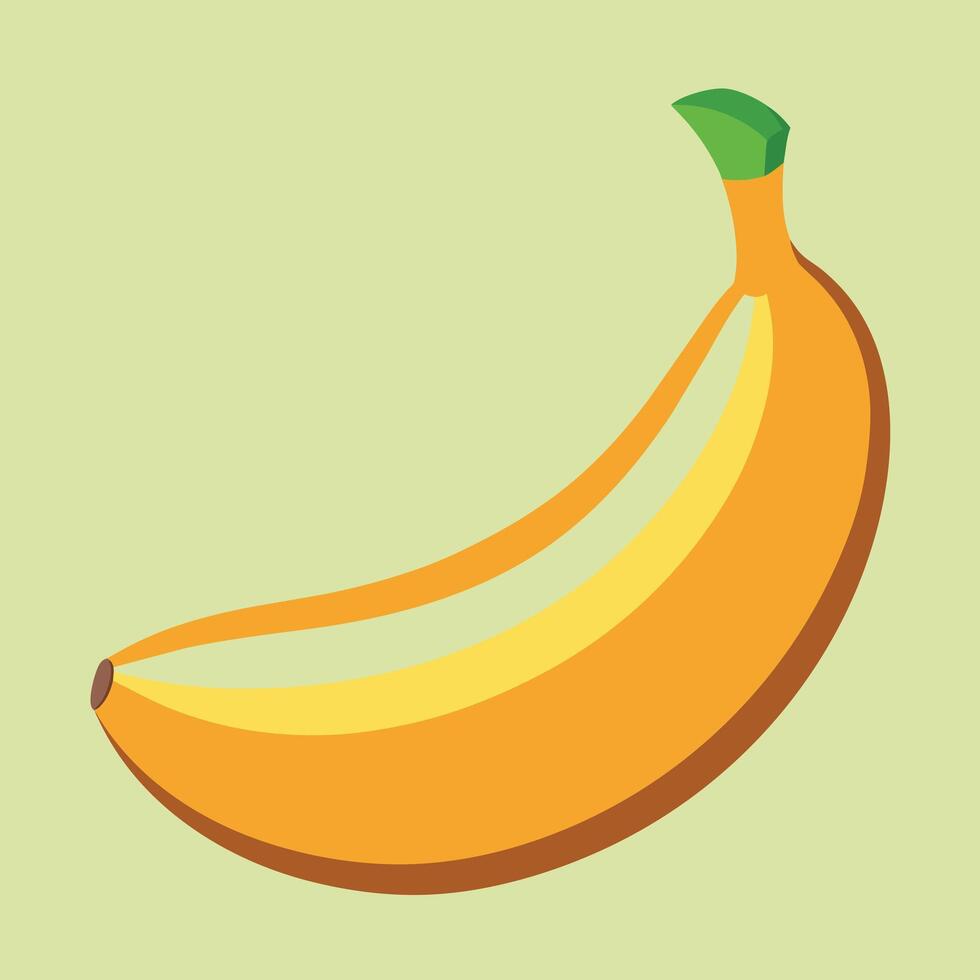 banane sur main tiré dessin animé illustration vecteur