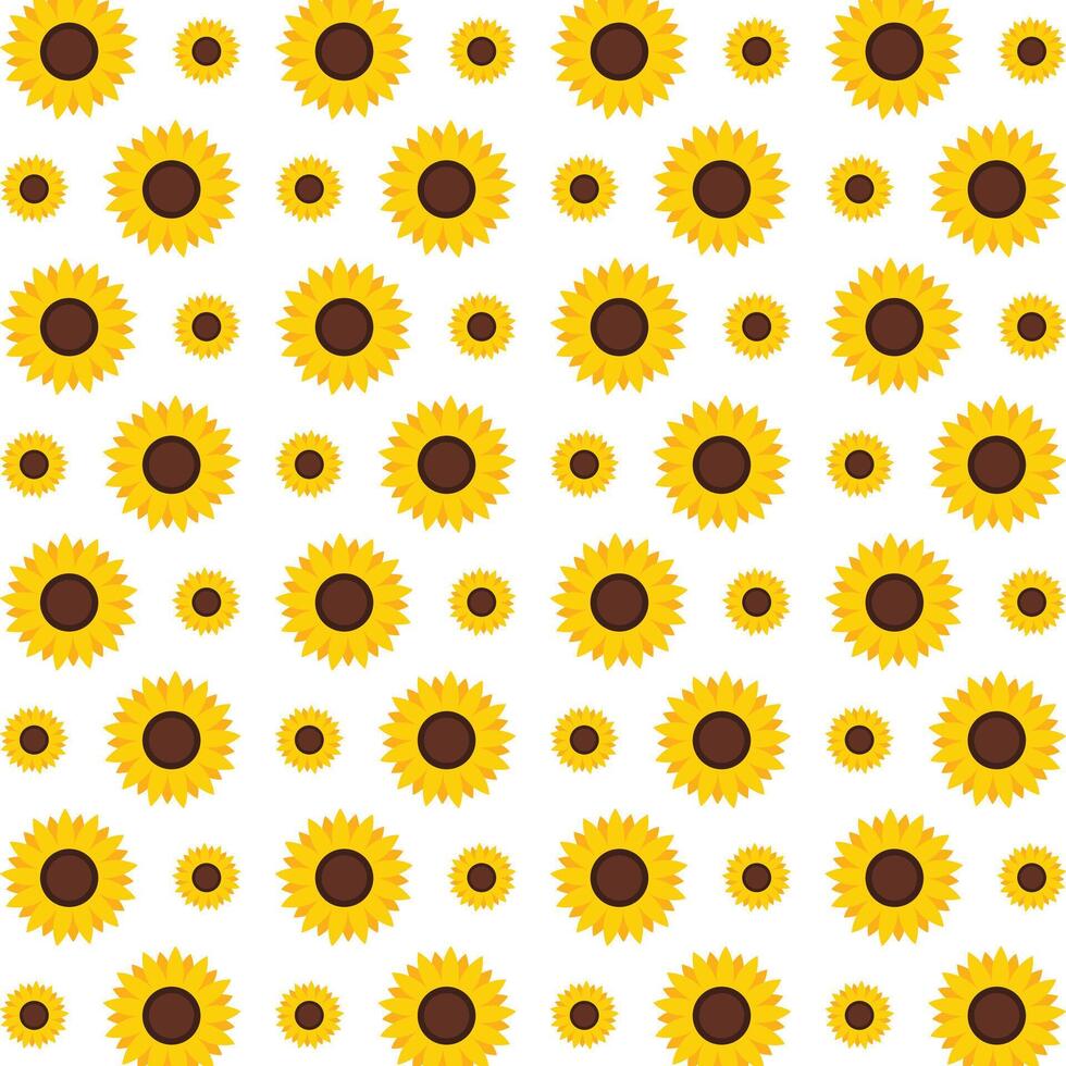 tournesol idéal branché multicolore répéter modèle illustration Contexte conception vecteur