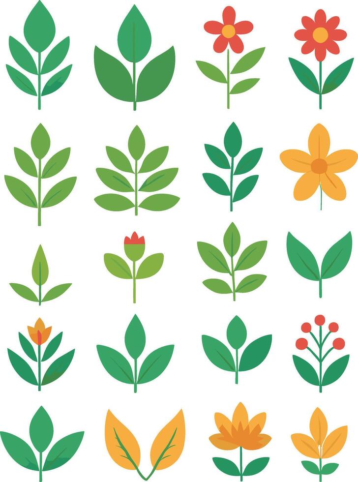 maison les plantes Accueil décor illustration ensemble. dessin animé mis en pot vert les plantes fleurs collection, plantes d'intérieur dans argile pot, pendaison décoratif vecteur