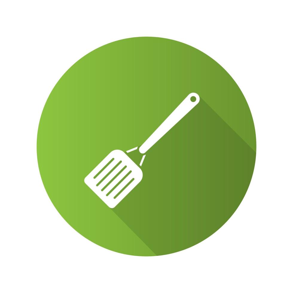 icône de glyphe grandissime design plat spatule de cuisine. illustration vectorielle vecteur