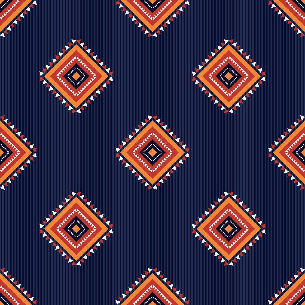 aztèque géométrique rayures modèle. aztèque petit géométrique carré forme sans couture modèle avec rayures texture Contexte. ethnique géométrique modèle utilisation pour tissu, textile, Accueil décoration éléments. vecteur