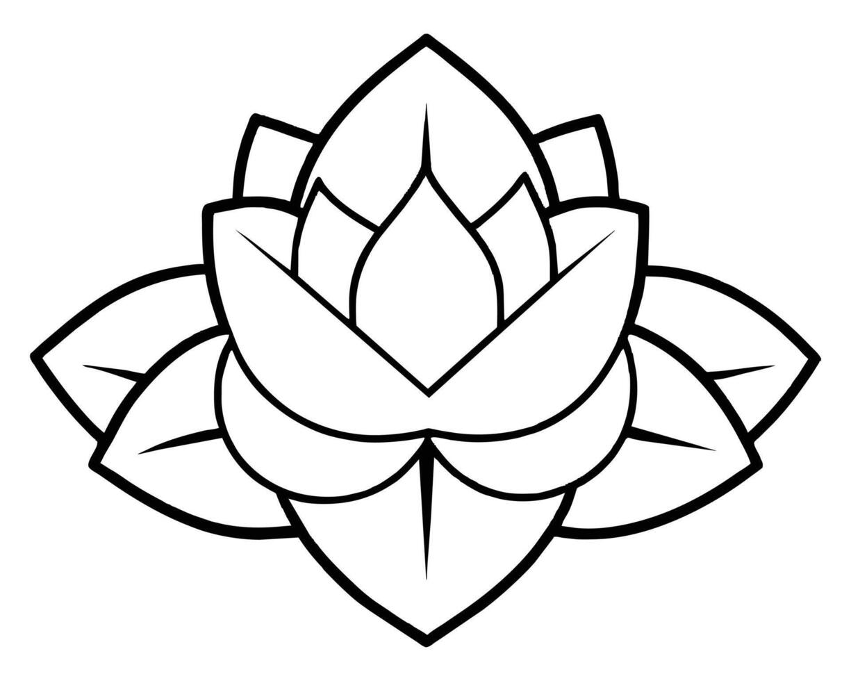 lotus fleur conception vecteur