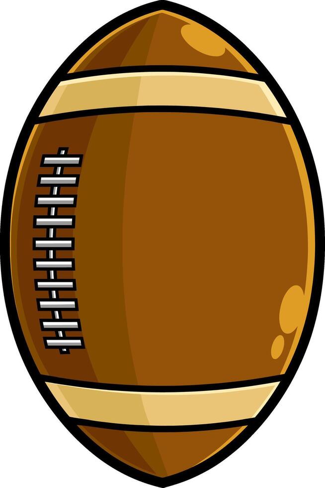 dessin animé américain Football Balle vecteur